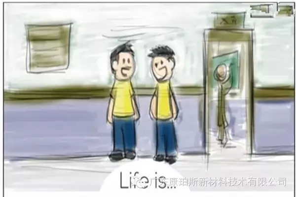 人生就是。。。 和好朋友在教室外面一起罰站