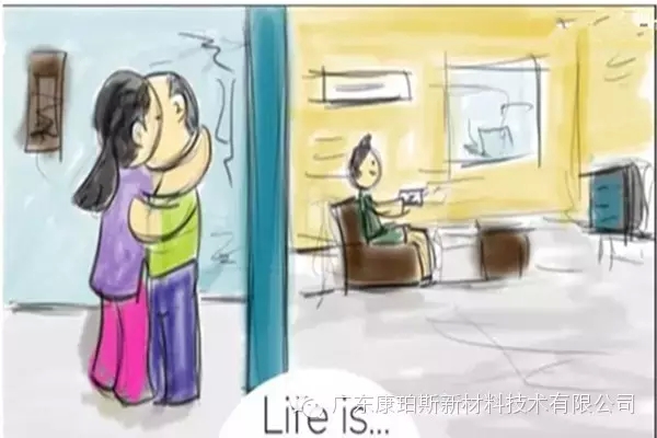 人生就是。。。 就算孩子在家，還是忍不住與40歲的另一半偷偷親一口